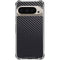 Black Carbon Fiber Specialty Texture Material Pixel 9 Pro XL Clear Case